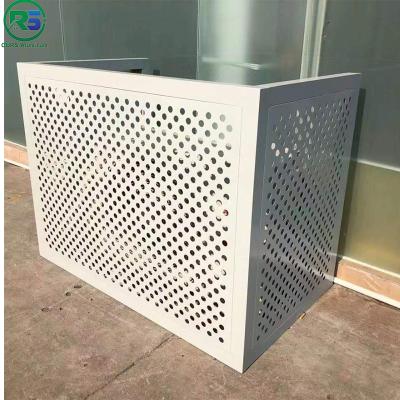 China Sound Proof Artistic Perforated Air Conditioner Cover Vent Louver Unique for sale