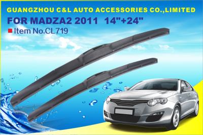 Chine 14 24 de couleur de balais d'essuie-glace hybrides de pouce lames noires de pouce et pour Mazda 2011 à vendre