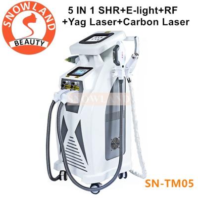 China 5 in 1 Elight ipl shr hair removal machine for beauty salon for sale