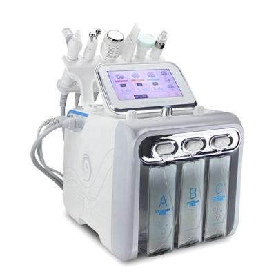 China Aqua facial hydrogen dermabrasion H2O2 Aqua Facial Beauty Machine 6 In 1 for sale