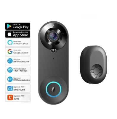 China Home smartlife Smart Wifi Doorbell 1080P Tuya Wireless Video Door Phone for sale