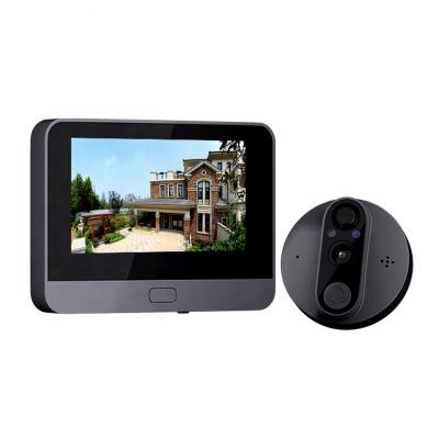 China Smart Wifi Ring Peephole Doorbell Motion Detection Door View Cam for sale