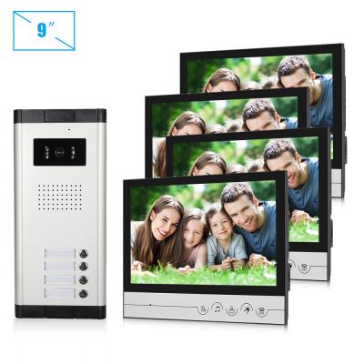 China 4 Wire Intercom Video Door Lock System Entry DC 15V 1000TVL Camera for sale
