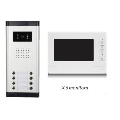 China ROHS Video Door Bell Intercom System 800x480 Infrared Night Vision for sale