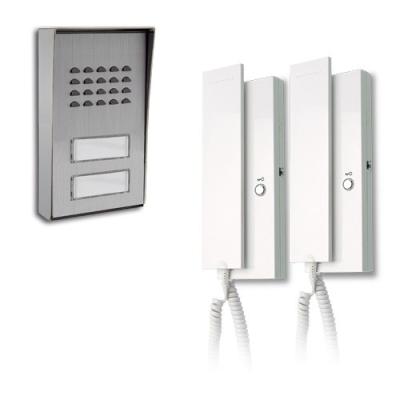 China 2 Wire audio visual Outdoor Ring Doorbell OEM Metal Panel For Apartment for sale