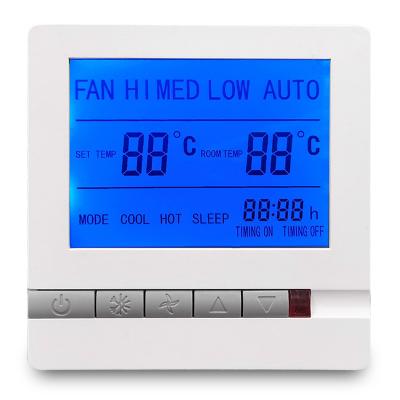 China LENYO Digital Electronic Room Thermostats ABS Plastic Weekly Programming Cycle for sale