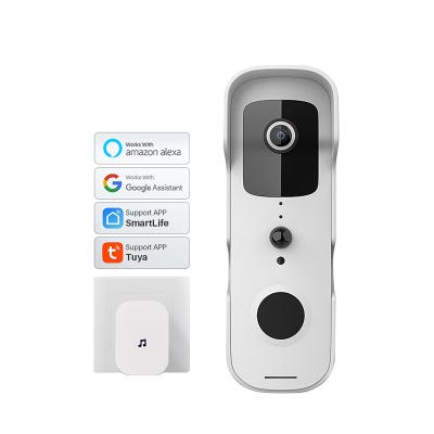 China 2MP Smart Wireless Doorbell With 1080P Camera Tuya APP Doorbell for sale