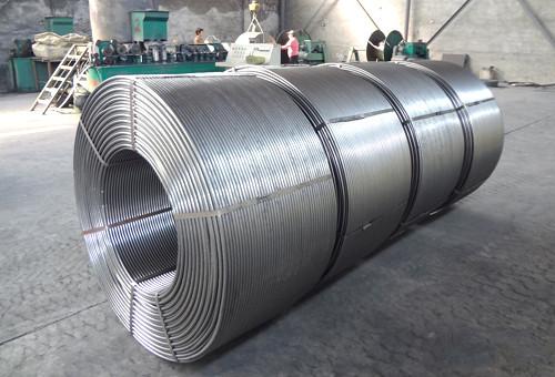 Quality Calcium Silicon Alloy Cored Wire Steelmaking Additive for sale