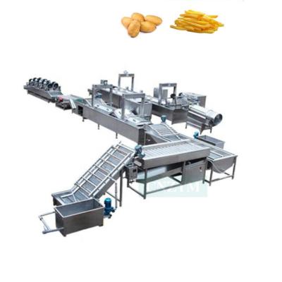 China Fully Automatic Potato Chips Making Machine Multifunctional 45KW 380V 50HZ for sale