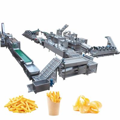 China Top Quality Continuous Conveyor Fried Rice Potato French Fries Chicken Automated Deep Fryer Machine for sale