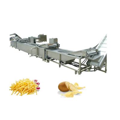 Китай Производственная линия картофеля фри замороженных картофельных стружек автоматическая для продовольственного магазина продается