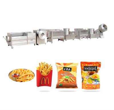 China Commercial Frozen French Fries Production Line 3500KG 304 Stainless Steel for sale