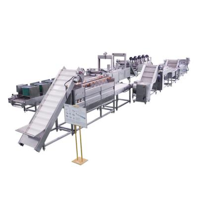 China Manual French Fries Processing Line High Productivity Used French Fries Line for sale