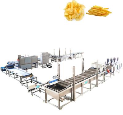 China Automática del acero inoxidable de la máquina de proceso de las patatas fritas de la fruta y verdura 304 en venta