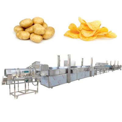 China Máquina de batatas fritas totalmente automática em aço inoxidável 304 de qualidade alimentar à venda