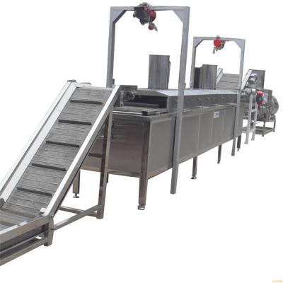 China High Productivity Frozen French Fries Potato Chips Production Line for sale
