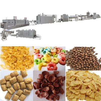 China Línea de producción comercial de hojaldre de maíz Máquina extrusora de hojaldre de maíz de acero inoxidable en venta