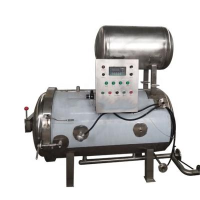 Chine Machine de cornue de jet d'eau d'industrie alimentaire de vapeur complètement automatique à vendre