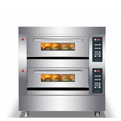 China High Productivity Industrial Gas Pizza Oven 380V Gas Powered Pizza Oven for sale