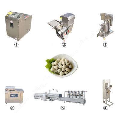 China 1000*400*400mm Automatic Fish Ball Production Line  Stainless Steel for sale