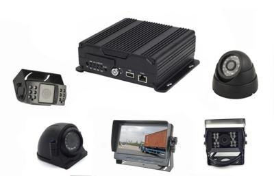 China do cartão duplo do SD da câmera de 4CH AHD gravador de vídeo automotivo/sistema de vigilância móvel do vídeo do veículo à venda