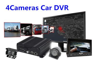 China IOS Android Real Time Monitoring 4 Camera Car SD Card Digital Video Recorder for sale