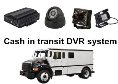 China Cash in transit 4 Camera Car DVR System For Bank or Government Project for sale
