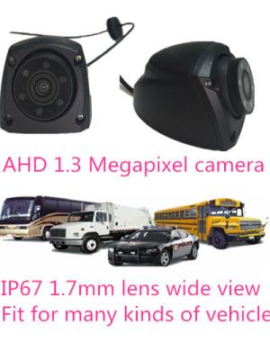 China 1.3MP Police Car Cameras For Bus Truck / Car Rear Side View Camera IP67 With 1.7mm Lens for sale