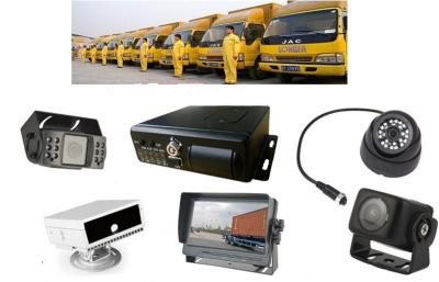 China Truck Vehicle Security Monitoring System 4 Camera Car DVR with Fatigue Sensor for sale