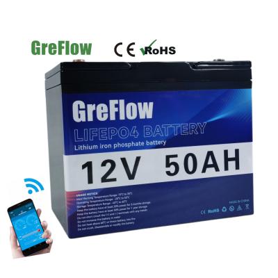 China 4000 Keer IP56 50Ah 12V Lifepo4 Batterijpak voor de Zonneopslag van UPS Te koop