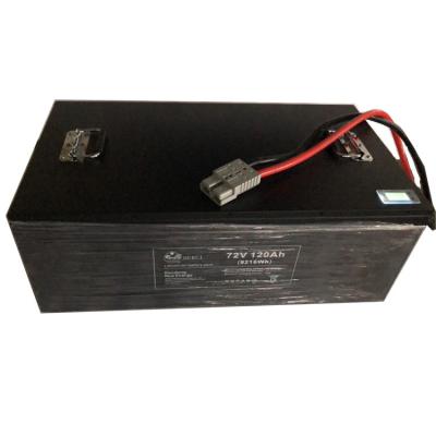 China Waterproof IP56 120Ah EV Battery Pack 72 Volt Lithium Ion Battery for sale