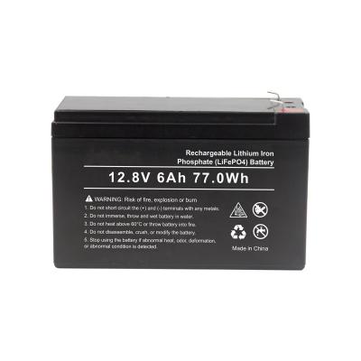 China Phosphate LFP 12V 6Ah Motorcycle Lithium Battery Bluetooth Monitor for sale