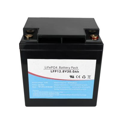 China Customized 12V 30Ah Lithium Battery Solar Storage Bulit in BMS for sale