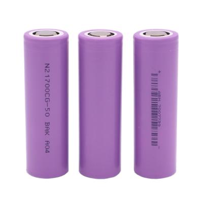 China BAK N21700CG 21700 Battery 5000mah 2C Rechargeable Lithium Ion Battery for sale