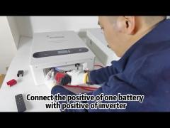 hybrid three phase inverter energy storage battery compatible with Growatt Victron GoodWe Inverters