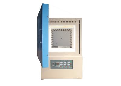 China PID Auto Control Industrial Muffle Furnace 1200 C 50 Segments Ceramic Fiber Chamber for sale