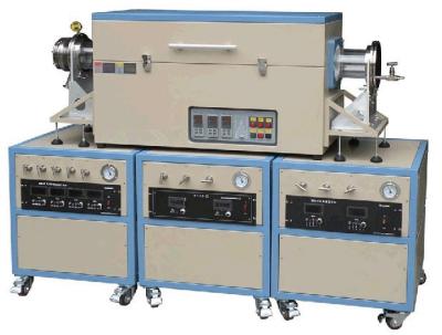 China horizontaler Labor-1200c CVD-Vakuumquarz-Rohr-Ofen zu verkaufen