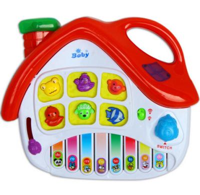 China Small House New Design Baby Musical Educational Toy Electronic Piano For Baby Early Learning for sale