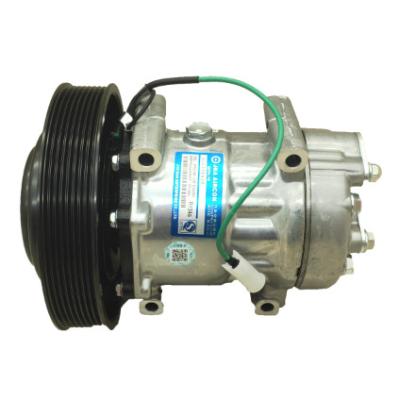 China auto air codntiioning parts car ac compressor for  Truck SD7H15-4324 24V 8PK OEM:20587125/85000458 for sale