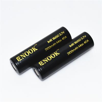 China Enook 100%bateria original 18650 3.7V 3100mah 40A bateria de lítio de capacidade total para e-bike em estoque à venda