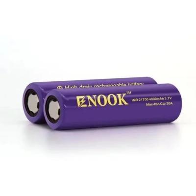 China 21700 Cylindrical Lithium Ion Battery Cell 3.7V 4000mah Rechargeable for sale