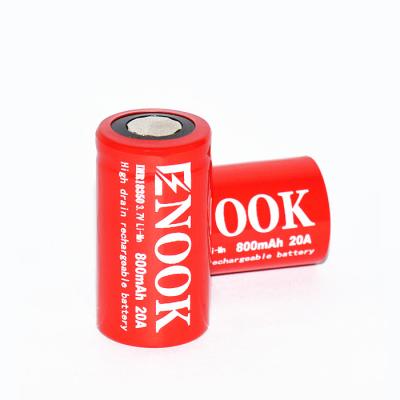 China Rechargeable IMR Li Ion Battery 800mAh 20amp 18350 Li Mn Battery For Flashlight for sale