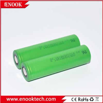 China Bateria de bicicleta eletrônica 3.6V 18650 US18650VTC4 2100mAh 18650 30A Max Bateria de chave de fenda contínua Para a Sony à venda