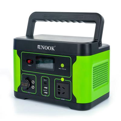 China Outdoor Energy Storage Power Station 500W Portable Solar Generator For Camping for sale
