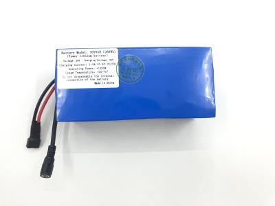 Chine Paquet de batterie au lithium-ion personnalisé 36V 8Ah Type bleu Pour vélo électrique à vendre