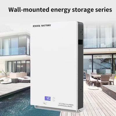 China 51.2V Home Energy Storage Battery LFP LiFePO4 Solar Battery For Hybrid Inverter for sale