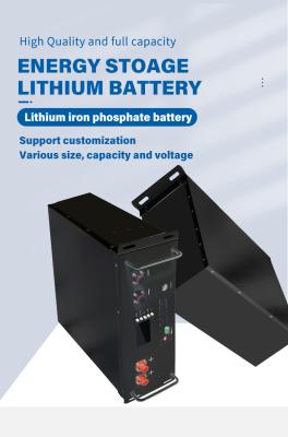 中国 Enook Lithium battery 51.2V 100ah 200ah LiFePO4 Server Rack Battery  with LCD display for home battery storage system 販売のため