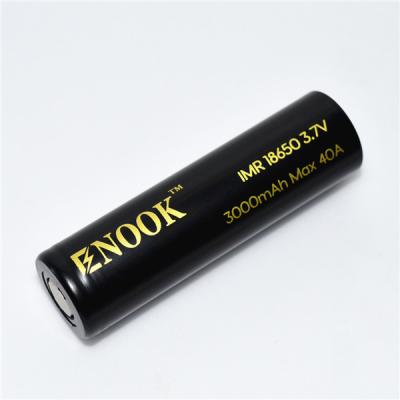 China Enook high discharge rate 18650 rechargeable battery 3.7V 3000mah 40A  battery cell for sale