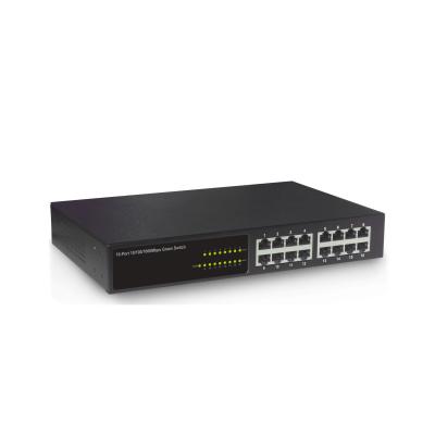 China 1000Mbps Rack Mounted Network Switch 16 Port  For Cctv Security System for sale