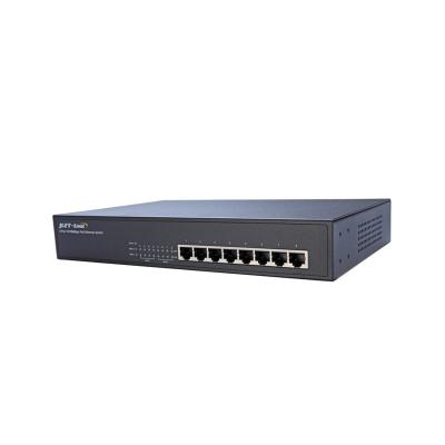 China 100M 8 Port Unmanaged POE Switch Rack Mounted Built In Power Supply for sale